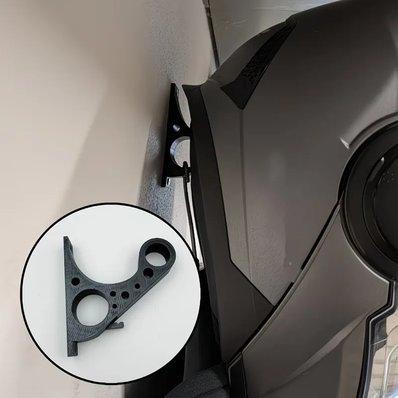 Motorcycle Helmets - قطعة واحدة: حامل جداري بلاستيكي لخوذة