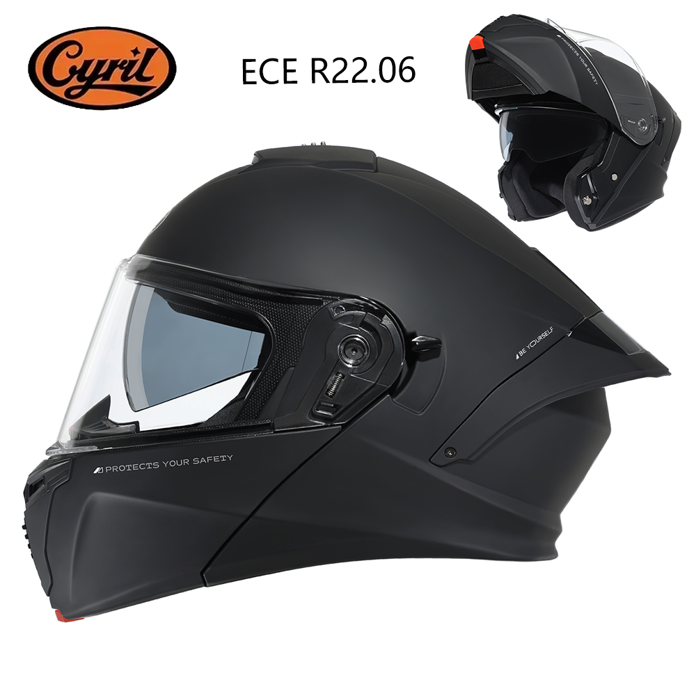 خوذة سييريل المعيارية للدراجات - مراجعة Modular Flip Up Motorcycle Helmet Dot Approved وسعره