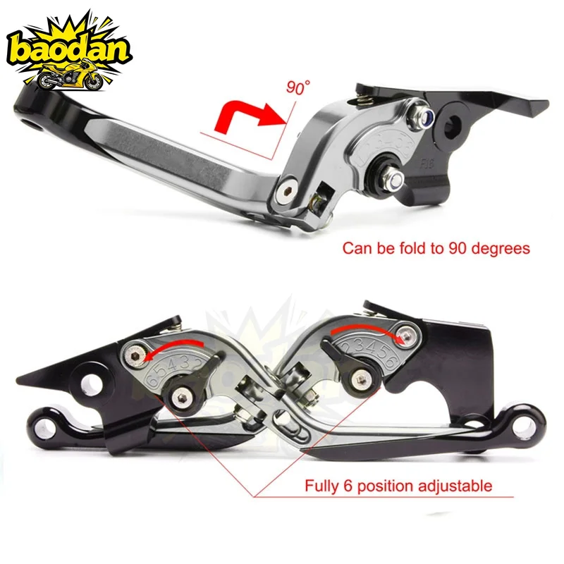 مناسب لدراجات Tenere 700/World - مراجعة Cnc Aluminum Adjustable Brake Clutch Levers وسعره